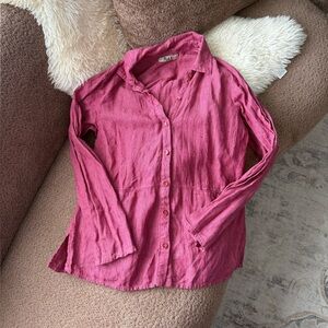 Flax Top with Defined Waist